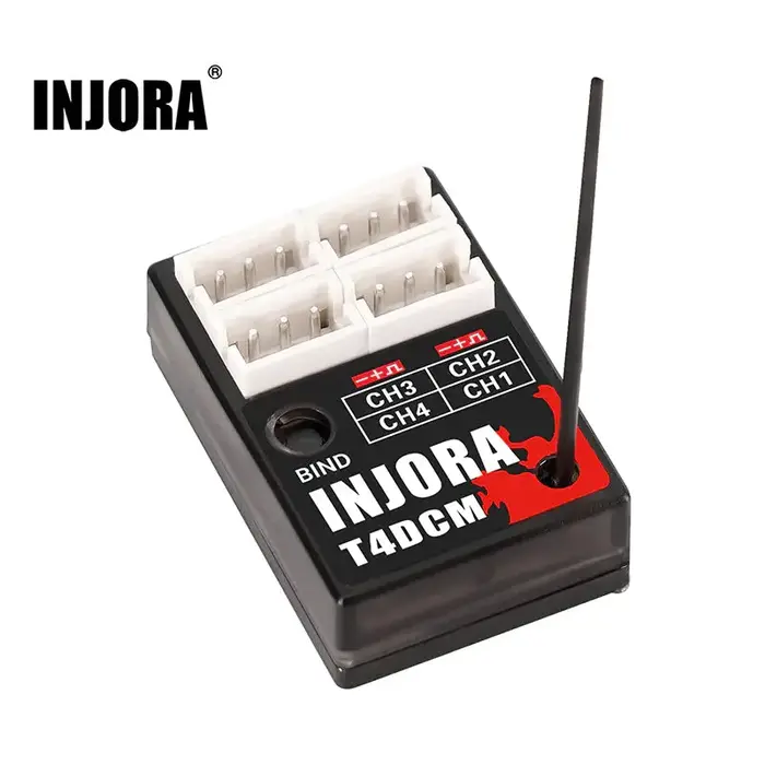 Traxxas T4DCM - INJORA 4CH T4DCM Compact Receiver for INJORA Transmitter T6DC T6DCG T6M