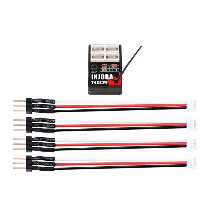 Traxxas T4DCM - INJORA 4CH T4DCM Compact Receiver for INJORA Transmitter T6DC T6DCG T6M