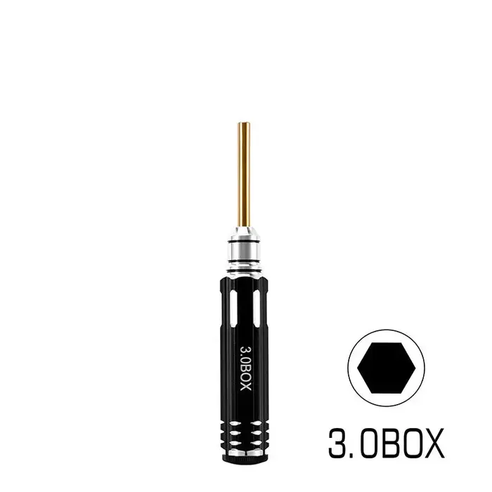 INJORA Tool-LSD63-64 - INJORA 2.0mm+ Phillips Screwdriver 3.0mm Hex Nut Driver for 1/30 Axial SCX30