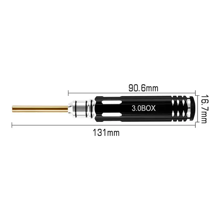 INJORA Tool-LSD63-64 - INJORA 2.0mm+ Phillips Screwdriver 3.0mm Hex Nut Driver for 1/30 Axial SCX30
