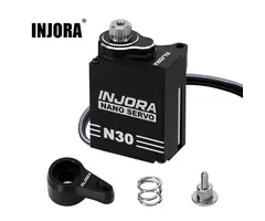 INJORA INJS-N30 - INJORA Aluminum N30 NANO Servo with Servo Saver for 1/30 SCX30