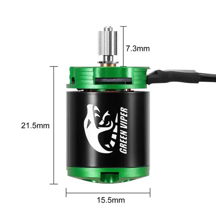 INJORA INM21-SCX30 - INJORA Green Viper 1621 Brushless Motor for 1/30 Axial SCX30