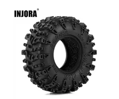 INJORA T7019 - INJORA 0.7" 36x14mm Swamp Claw Tires for 1/30 SCX30  4 pcs