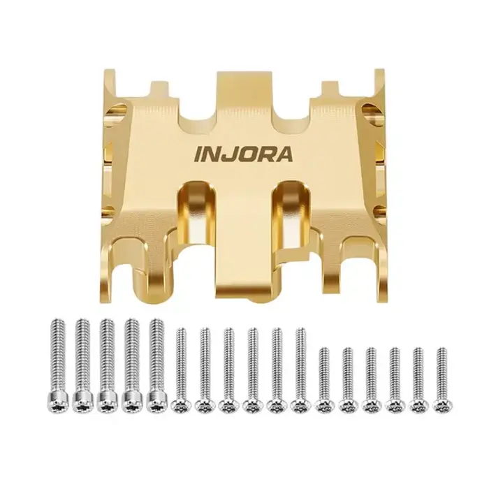 INJORA SCX30-06BR - INJORA Brass Skid Plate for 1/30 Axial SCX30
