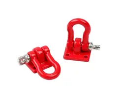 INJORA CRAW18344_01RD - INJORA Metal Trailer Tow Hook with Plate  for 1/10 RC Crawler