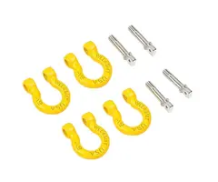 INJORA CRAW18344_05YE - INJORA Metal Tow Hook for 1/10 RC Crawler, Yellow