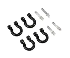 INJORA CRAW18344_05BK - INJORA Metal Tow Hook for 1/10 RC Crawler, Black