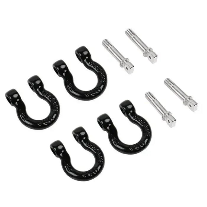 INJORA CRAW18344_05BK - INJORA Metal Tow Hook for 1/10 RC Crawler, Black