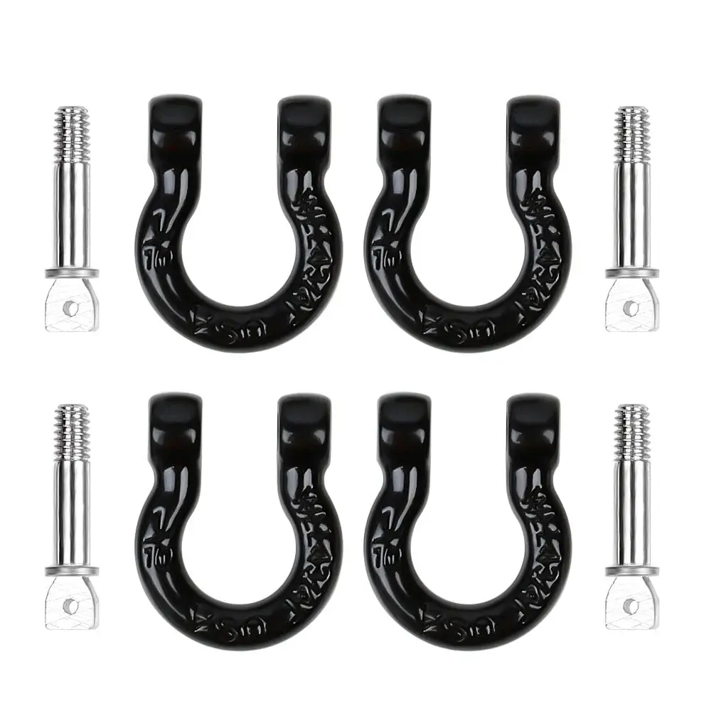 INJORA CRAW18344_05BK - INJORA Metal Tow Hook for 1/10 RC Crawler, Black