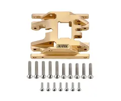 INJORA 4M-67 - INJORA Brass Skid Plate Transmission Mount for 1/18 TRX4M, 53g