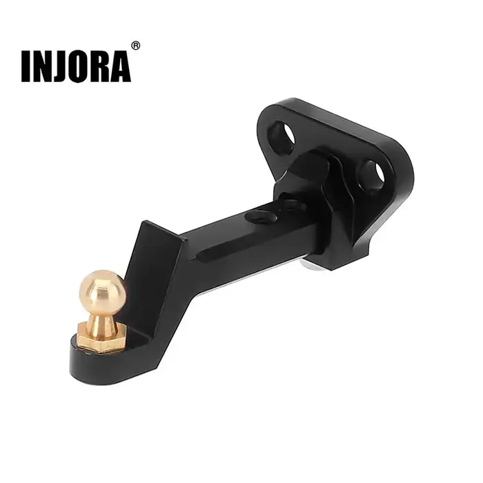 INJORA 4M-91 - INJORA Adjustable Aluminum Trailer Tow Hitch With Brass Ball for 1/18 TRX4M