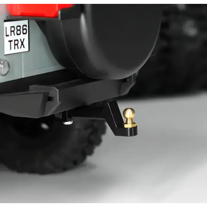 INJORA 4M-91 - INJORA Adjustable Aluminum Trailer Tow Hitch With Brass Ball for 1/18 TRX4M