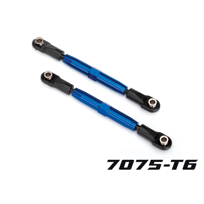 Traxxas 3644X -  TUBES Blue Aluminum 73 mm Rear Camber Links (2)