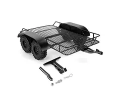 INJORA DG-TC08 - INJORA Metal Trailer with Aluminum Hitch Mount for 1/24 Axial SCX24