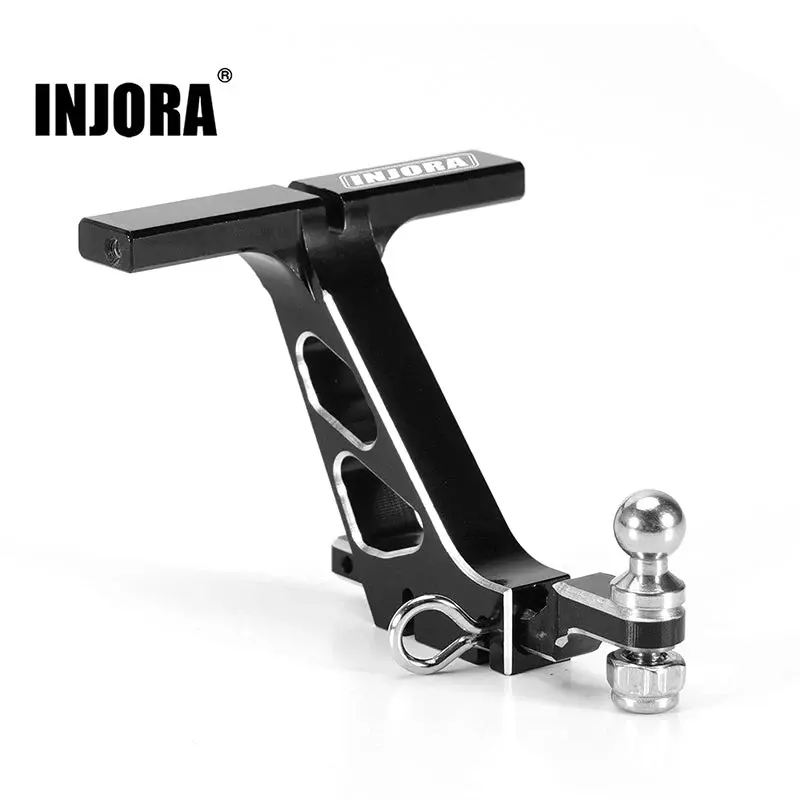 INJORA DG-TC08 - INJORA Metal Trailer with Aluminum Hitch Mount for 1/24 Axial SCX24
