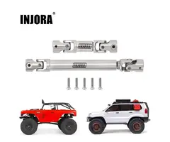 INJORA SCX24-167 - INJORA Stainless Steel Drive Shafts with D-Shaped Hole for SCX24 Deadbolt GX470