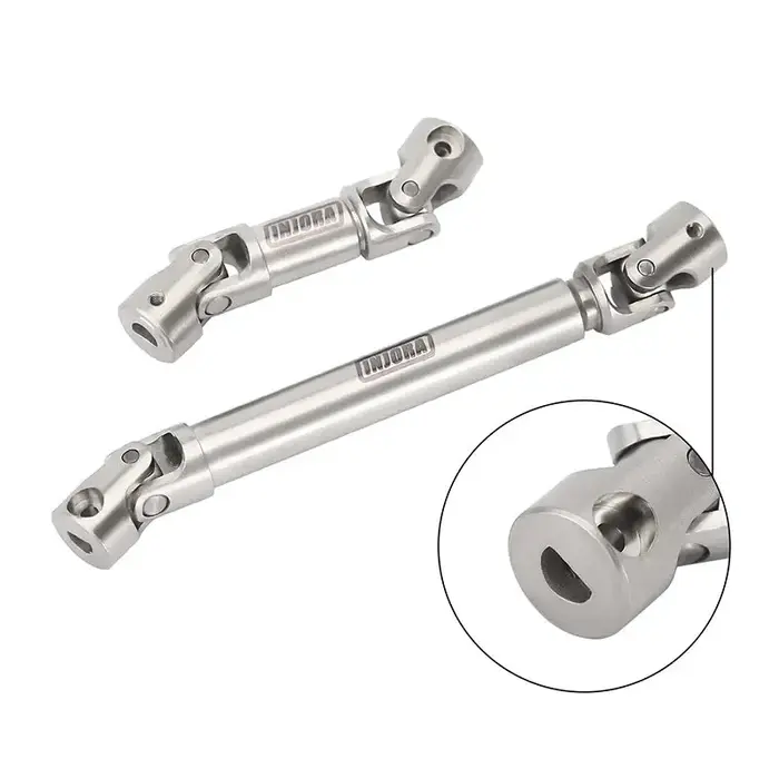 INJORA SCX24-167 - INJORA Stainless Steel Drive Shafts with D-Shaped Hole for SCX24 Deadbolt GX470