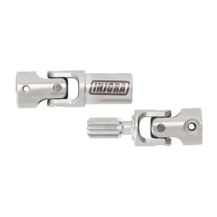 INJORA SCX24-167 - INJORA Stainless Steel Drive Shafts with D-Shaped Hole for SCX24 Deadbolt GX470