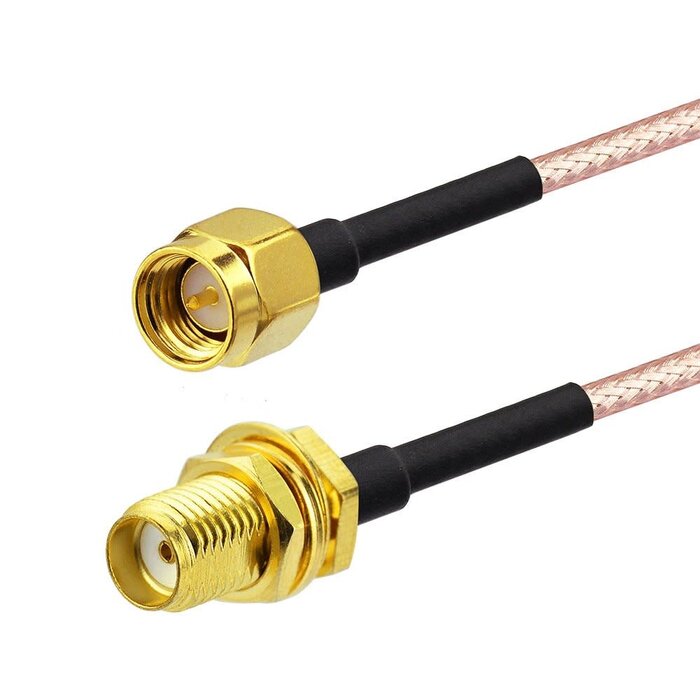 SMA Female to SMA Male RG316 Antenna Extension Cable 6 inch 15cm