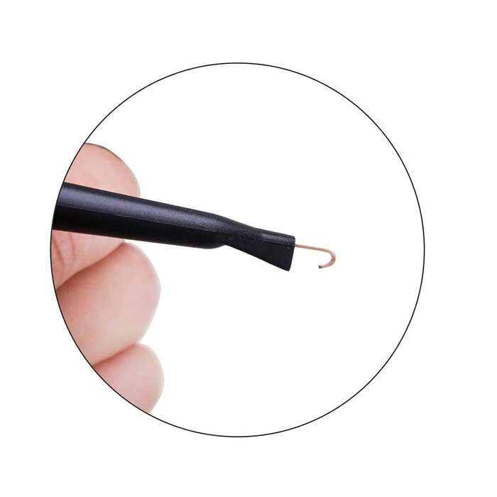 TEST-HOOK-JUMPER-2PK - Goupchn 2 Pack - Test Hook Clips to Breadboard Male Jumper Wires Soft Flexible Silicone Test Leads for Electrical Testing