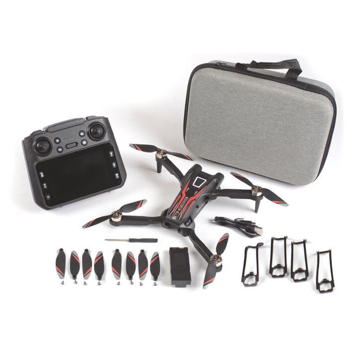 RageRC RGR4600 - Stinger BL FPV Drone with 1-Axis 1080p HD Camera & Storage Case