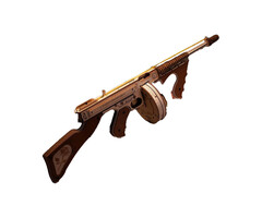 ROELQB01 - Thompson Submachine Gun Toy 3D Wooden Puzzle