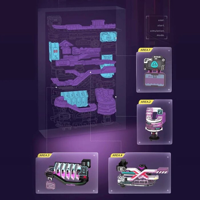 ROEMR02S - The Future City Marble Run Mechanical 3D Puzzle