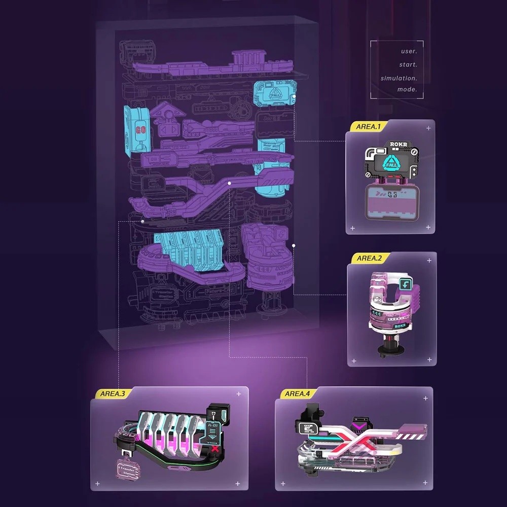 ROEMR02S - The Future City Marble Run Mechanical 3D Puzzle