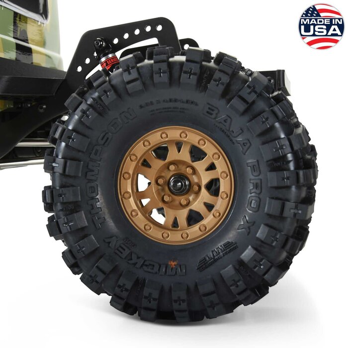 Power Hobby PRO1021315 - 1/10 Limited Edition Mickey Thompson Baja Pro X G8 1.9" Crawler Tires Mounted 12mm Bronze Impulse (2)