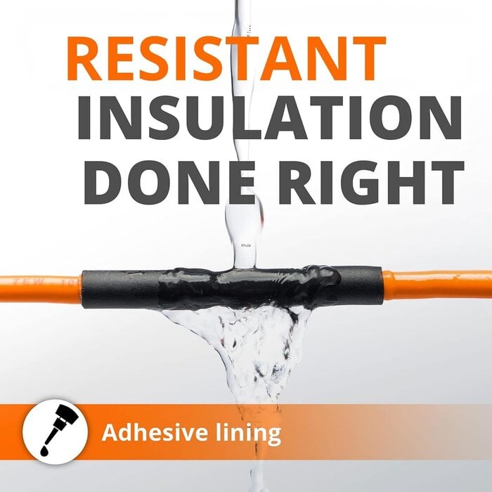 HS-3/16IN - Wirefy | Heat Shrink Tubing - 3/16in - 3:1 Ratio - 4ft - Adhesive Dual Wall Waterproof, Trusted UL Certification