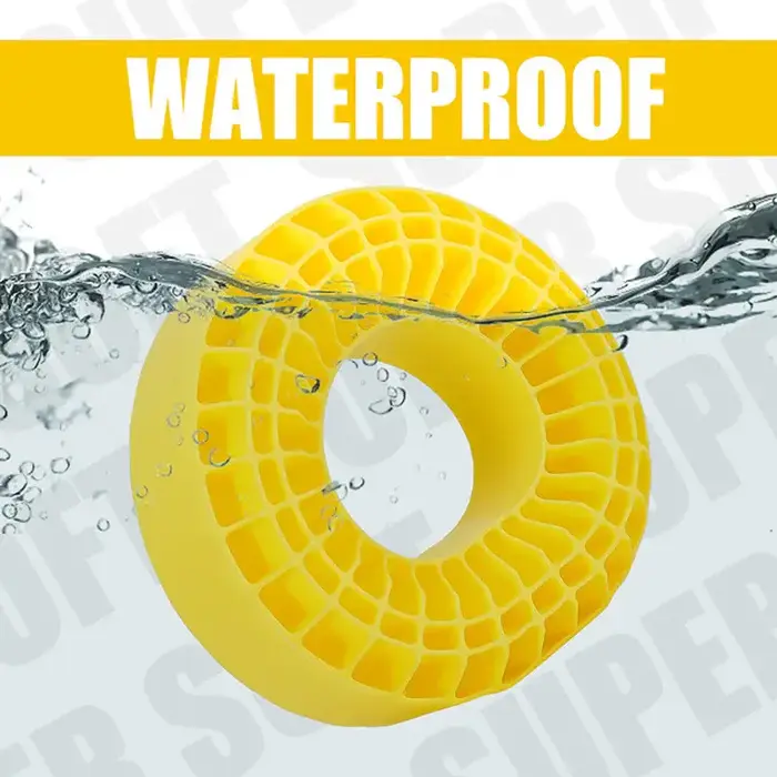 INJORA DGT-1906YE - INJORA 4pcs Yellow (Super Soft) Silicone Rubber Inserts for 1.9" 118-122mm(4.75" OD) Tires (1906)