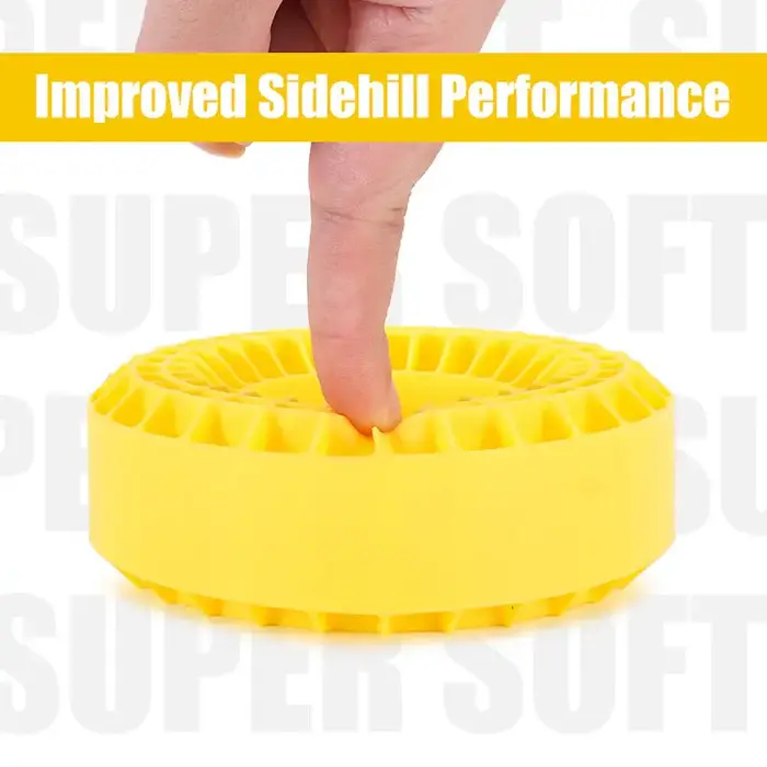 INJORA DGT-1906 - INJORA 4pcs Yellow(Super Soft) Silicone Rubber Inserts for 1.9" 118-122mm(4.75" OD) Tires (1906)