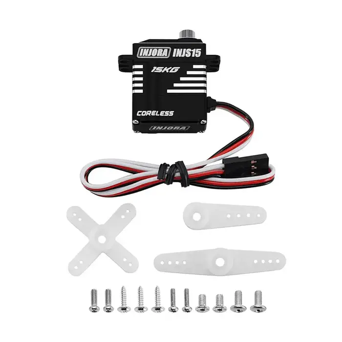 INJORA INJS15 - INJORA INJS15 15KG Coreless High Torque Micro Servo for 1/18 1/24 RC Crawler