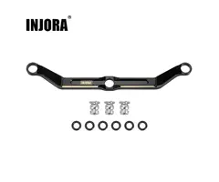 INJORA TRX4M-06BK - INJORA 12g/pcs Brass Steering Link for 1/18 TRX4M, Black