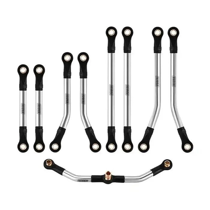 INJORA 4M-57-70SR - INJORA Stainless Steel High Clearance Links Set for 1/18 TRX4M High Trail K10 F150