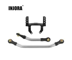 INJORA 4M-80 - INJORA Lay Down Servo Mount & Steering Links for 1/18 TRX4M Stock Axle
