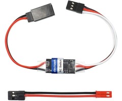 RCSW84 - elechawk RC Remote Controlled AUX On/Off Electronic Switch Relay for Car Truck Boat LED Light Drone (4A)