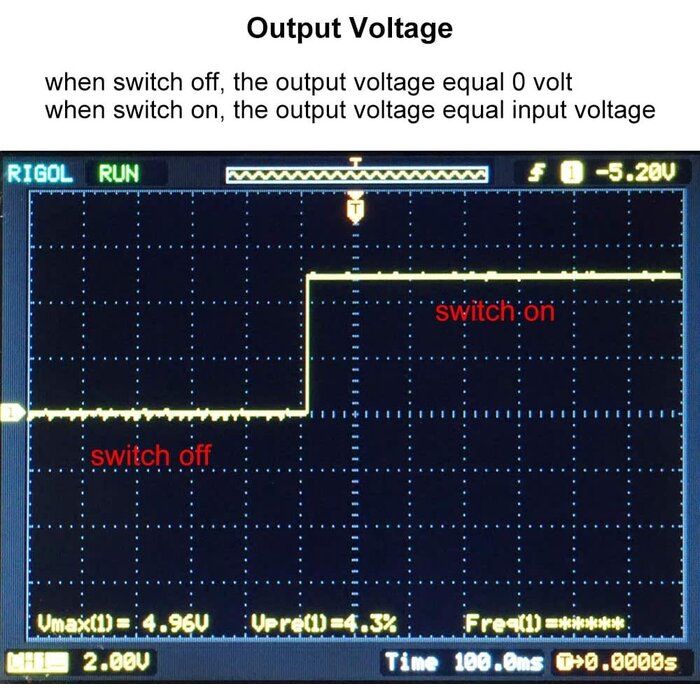 RCSW84 - elechawk RC Remote Controlled AUX On/Off Electronic Switch Relay for Car Truck Boat LED Light Drone (4A)