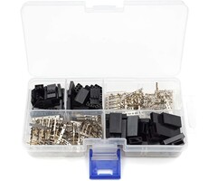 78908 - elechawk 30 Sets Servo Plug Male/Female Connector Crimp Pin Kit Compatible with Futaba for Hitec Spektrum RC