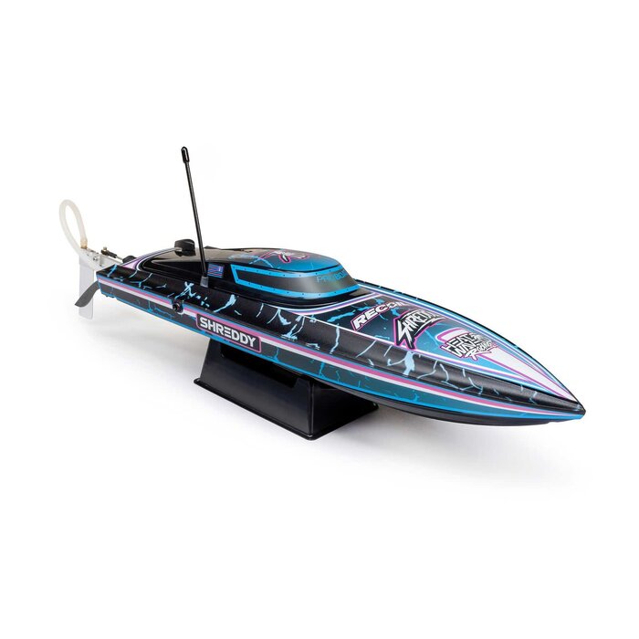 Pro Boat PRB08053T1 - Recoil 2 18" Self-Righting Brushless Deep-V RTR, Shreddy, Black