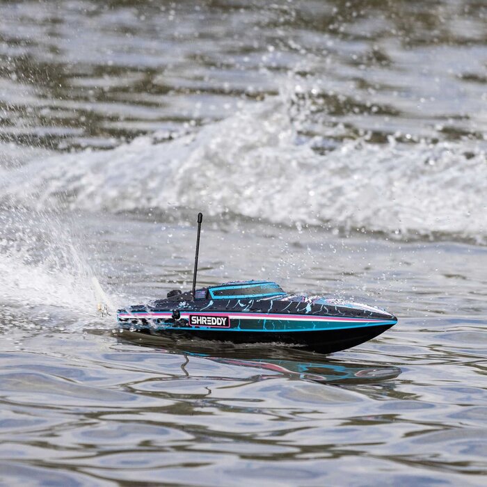 Pro Boat PRB08053T1 - Recoil 2 18" Self-Righting Brushless Deep-V RTR, Shreddy, Black