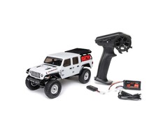 Axial AXI00005V2T4 - 1/24 SCX24 Jeep JT Gladiator 4X4 RTR Brushed Rock Crawler (Battery & Charger Included), White