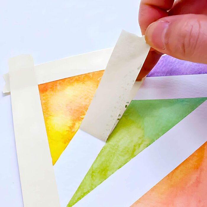 MT-1/2"-90FT - DOAY 90ft White Artist Tape - Art Masking Tape for Watercolor Paper, Canvas Acrylic Painting, Curves, Framing, Paint, Gouache, Console - Acid Free Drafting Tape 1/2" (0.50") Wide