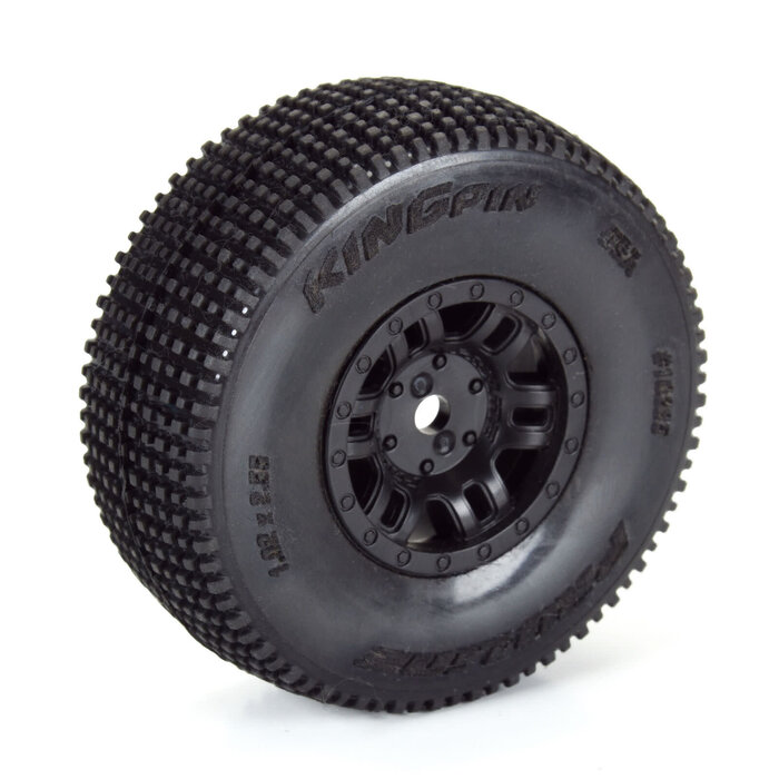 Pro-Line Racing PRO1028510 - 1/16 King Pin Front/Rear Tires MTD 12mm Black Split Six (4): MOJAVE GROM