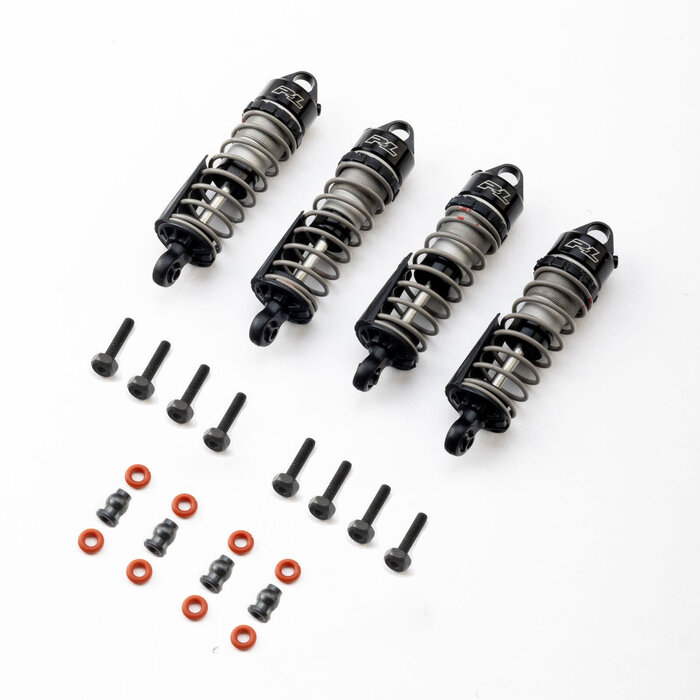 Pro-Line Racing PRO642200 - PowerStroke Front/Rear Oil-Filled Shocks (4): ARRMA GRANITE, MOJAVE, TYPHON GROM