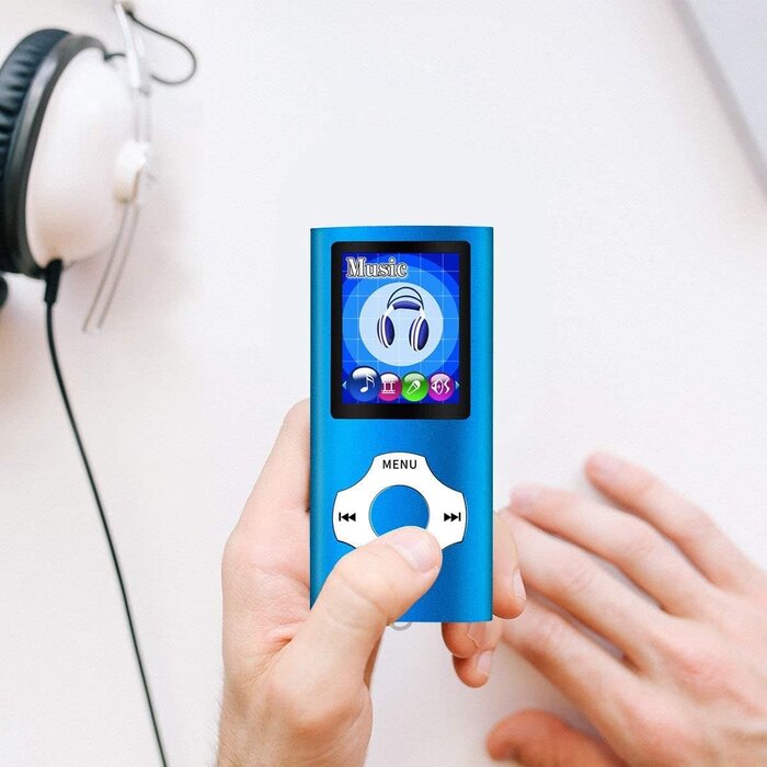 MP3/MP4 Portable Player, 1.8 Inch LCD Screen and Card Slot, Max Support 64GB TF Card