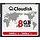 CF-8GB - Cloudisk Compact Flash Card 8GB 133X CF 2.0 Card Performance for DSLR Camera, Vintage Digital Camera and Industry Equipment (8 GB)