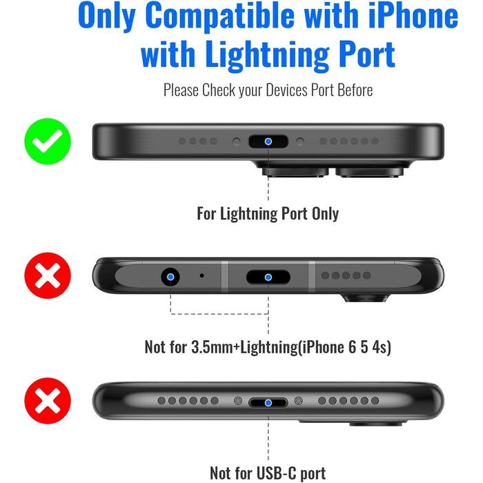 LME577 - iMangoo Design for Apple MFi-Certified Wired Earbuds for Lightning Headphones Magnetic Wire Earphones Corded with Microphone Volume Control for iPhone 14 Plus 13 Pro Max 12 Mini 11 10 XS XR Purple