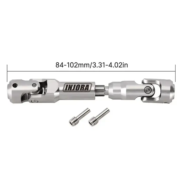 INJORA DG-CD04-84 - INJORA 84-102mm Stainless Steel Heavy-Duty Drive Shaft for 1/10 RC Crawler