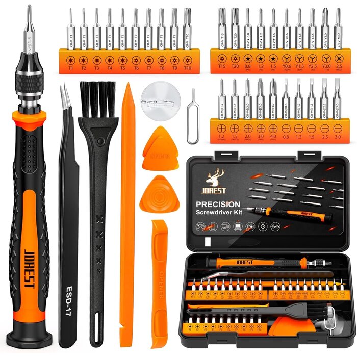 21pcs Precision Screwdriver Set Magnetic, Repair Tools Kit for Fix Phone/iphone,Computer/PC,Tablet/Pad,Watch,PS4 - Replace Screen Battery Camera Small Electronics Open Pry Tool Kits Sets DIY